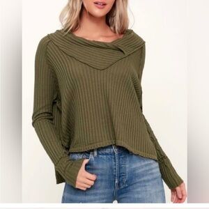 Free People Wildcat Thermal Sweater